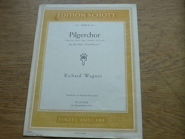 Richard Wagner - Pilgerchor uit Tannhäuser bladmuziek, Gebruikt, Klassiek, Piano, Ophalen of Verzenden