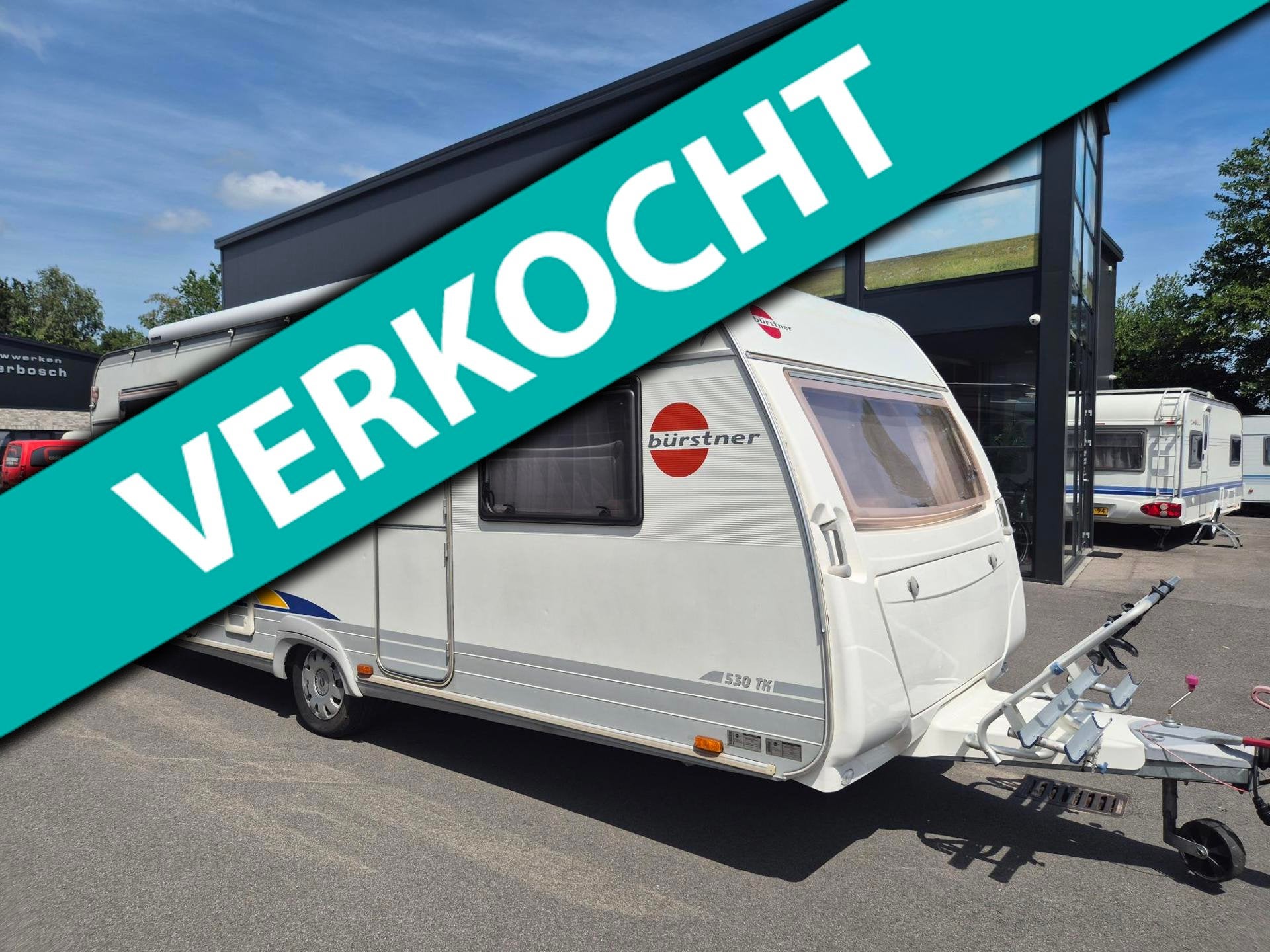 Buerstner Ventana 530TK Stapelbed, Airco + VT + 2x Luifel, Caravans en Kamperen, Caravans, Overige typen, Rondzit, Bedrijf, Bürstner