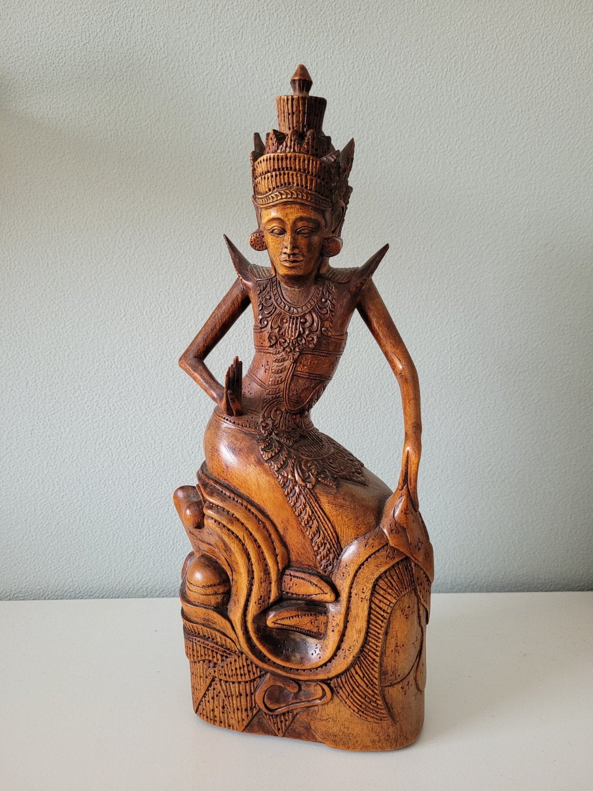 mooie Indonesische hardhouten beelden, Ophalen of Verzenden