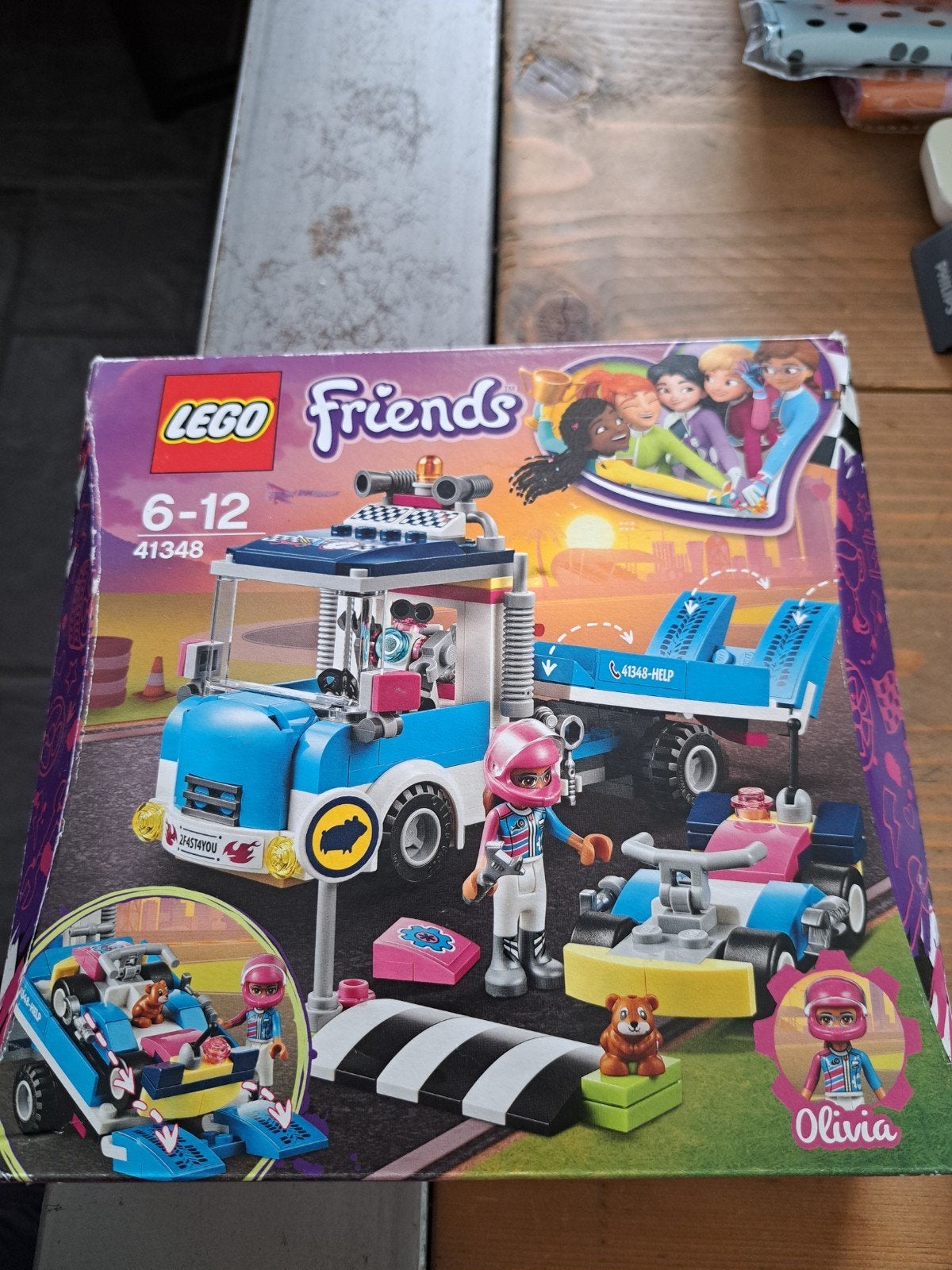 Lego kart set compleet in doos, Ophalen of Verzenden