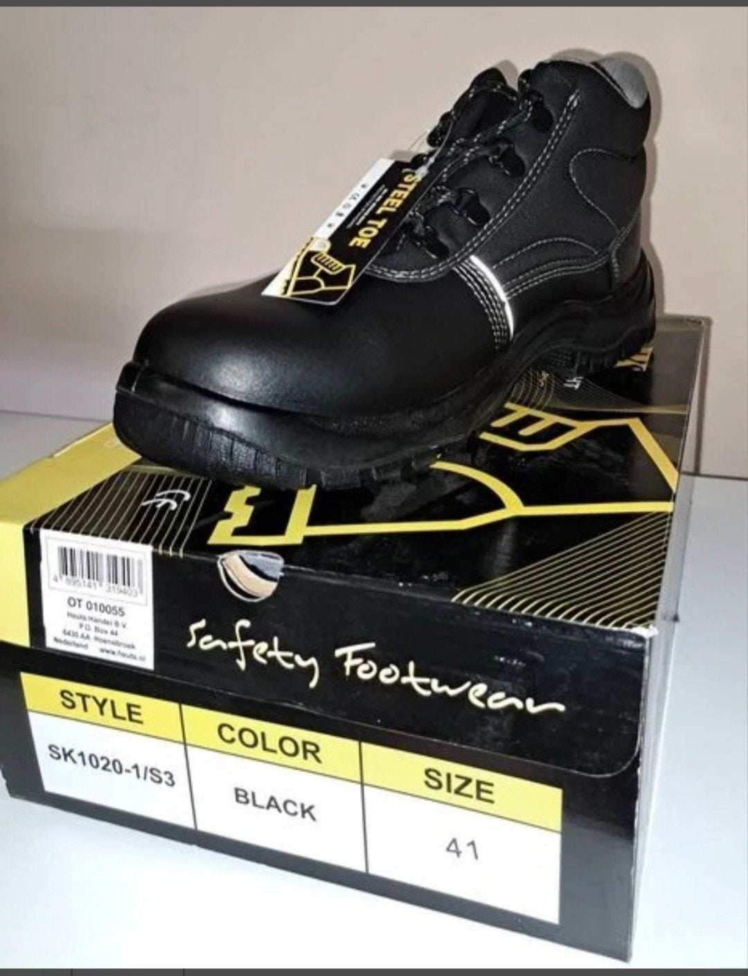 Black Night Werkschoenen S3 - Maten 38-44 - Stalen Neus & An, Ophalen of Verzenden, Nieuw