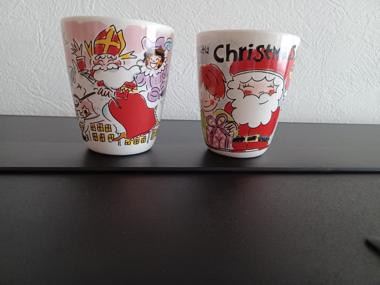 Blond Amsterdam grote Sinterklaas en Kerstmok, Nieuw, Aardewerk, Blond Amsterdam, Mok