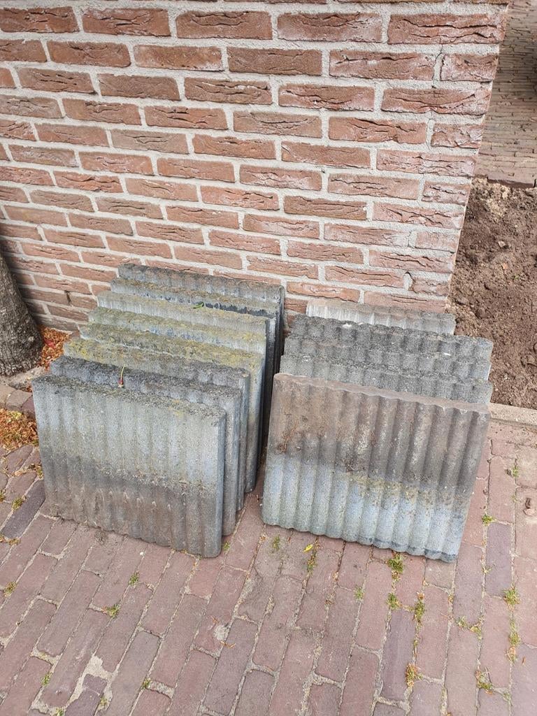 Pallisade rondoband 13x - 40x50cm, Tuin en Terras, Ophalen, Gebruikt, Overige typen, Minder dan 5 m²
