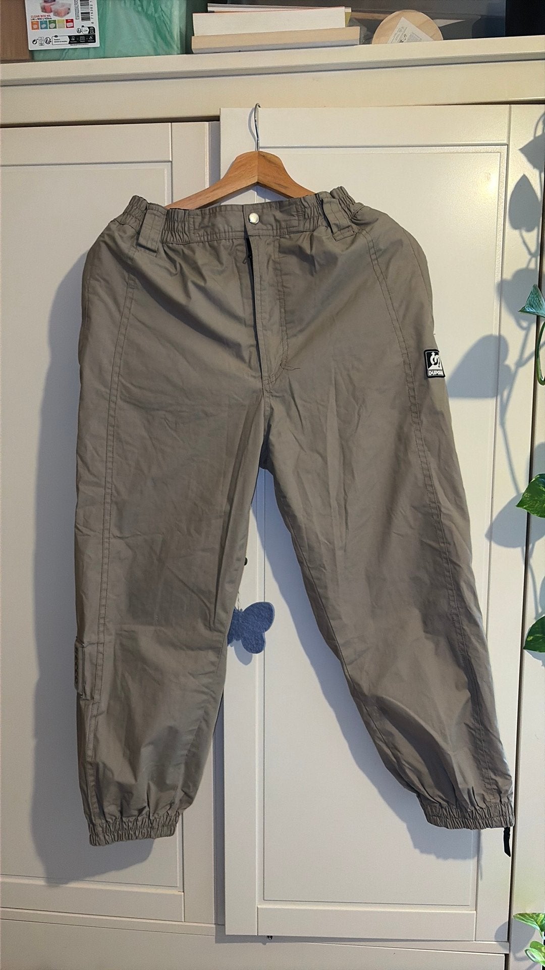 Cargo/ski broek kaki 34/36 S, Beige, Ophalen of Verzenden, Maat 36 (S), Lang