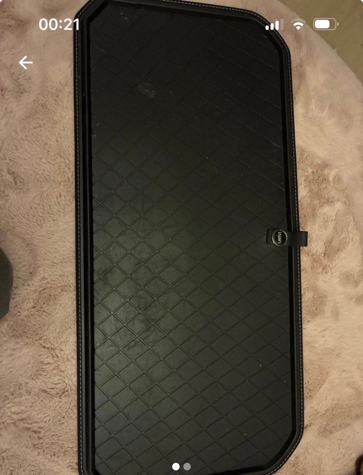 Rubberen All weather mat voor Mini Cooper (96x45 cm), Ophalen of Verzenden, Gebruikt