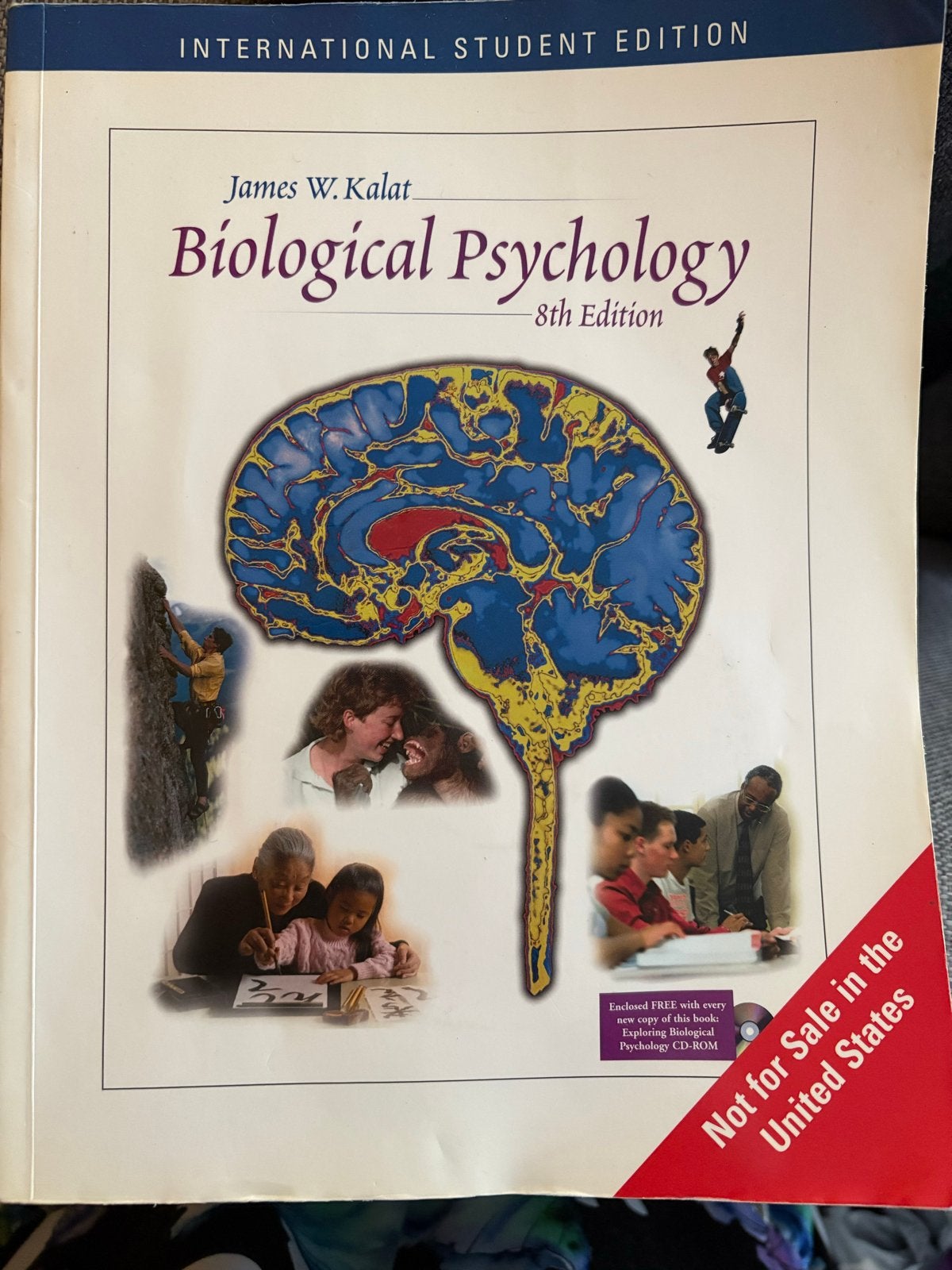 Biological Psychology - James W. Kalat (8th Edition), Ophalen of Verzenden, Gamma, Zo goed als nieuw, HBO