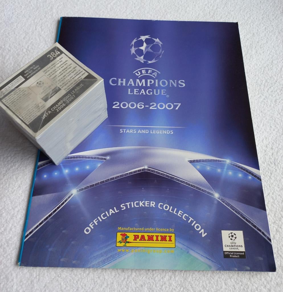 Panini Champions League 2006-2007: Album + Complete Set, Ophalen of Verzenden, Nieuw, Sport