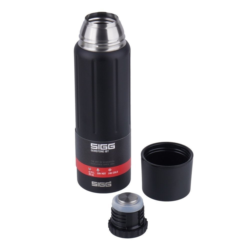 Nieuw | Sigg geïsoleerde thermosfles met beker 0.75L zwart, Ophalen of Verzenden, Nieuw