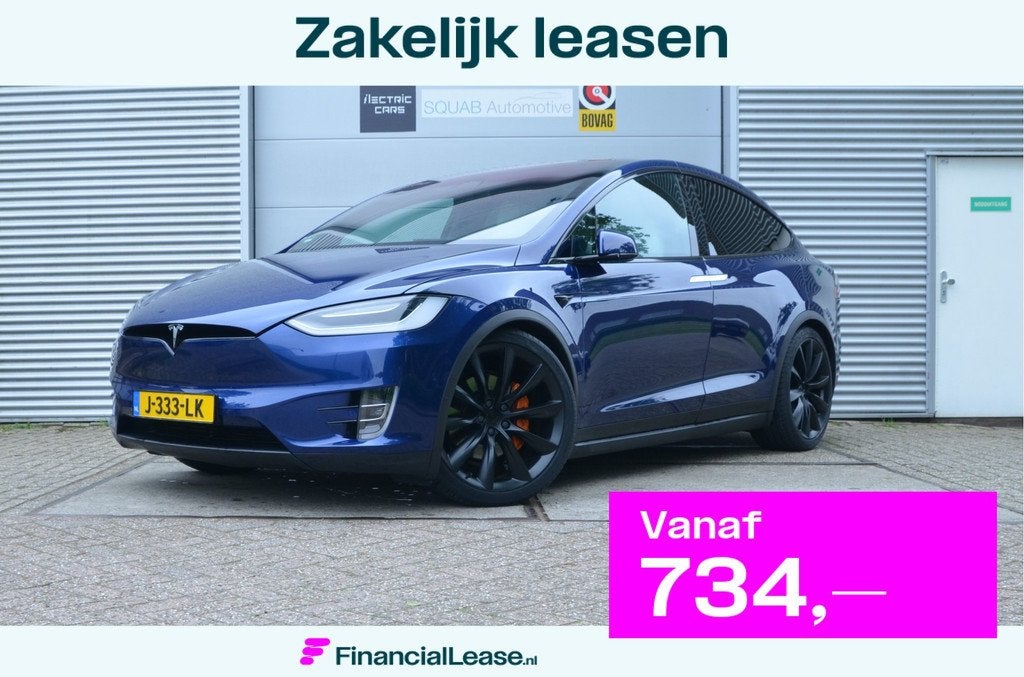 Tesla Model X Long Range Raven, Enhanced AutoPilot3.0+FSD (t, Automaat, 100 kWh, 124 €/maand, Vierwielaandrijving