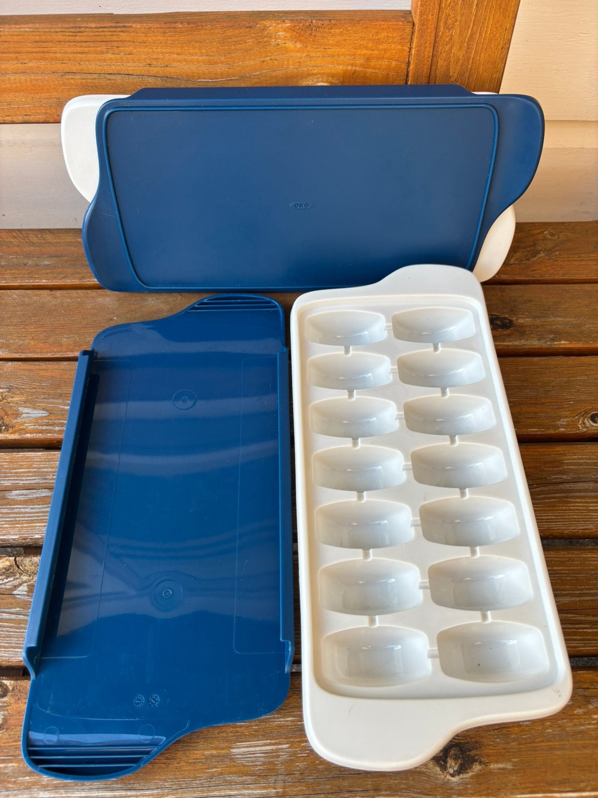 2x OXO babyvoeding diepvriesbakjes | melk of hapjes, Ophalen of Verzenden