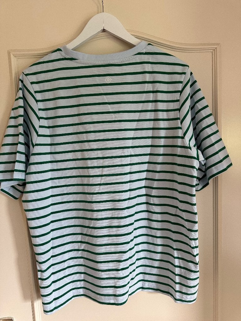 Studio Anneloes Floor T shirt stripe li bleu/gr green XXL, Maat 46/48 (XL) of groter, Nieuw, Ophalen of Verzenden, Korte mouw