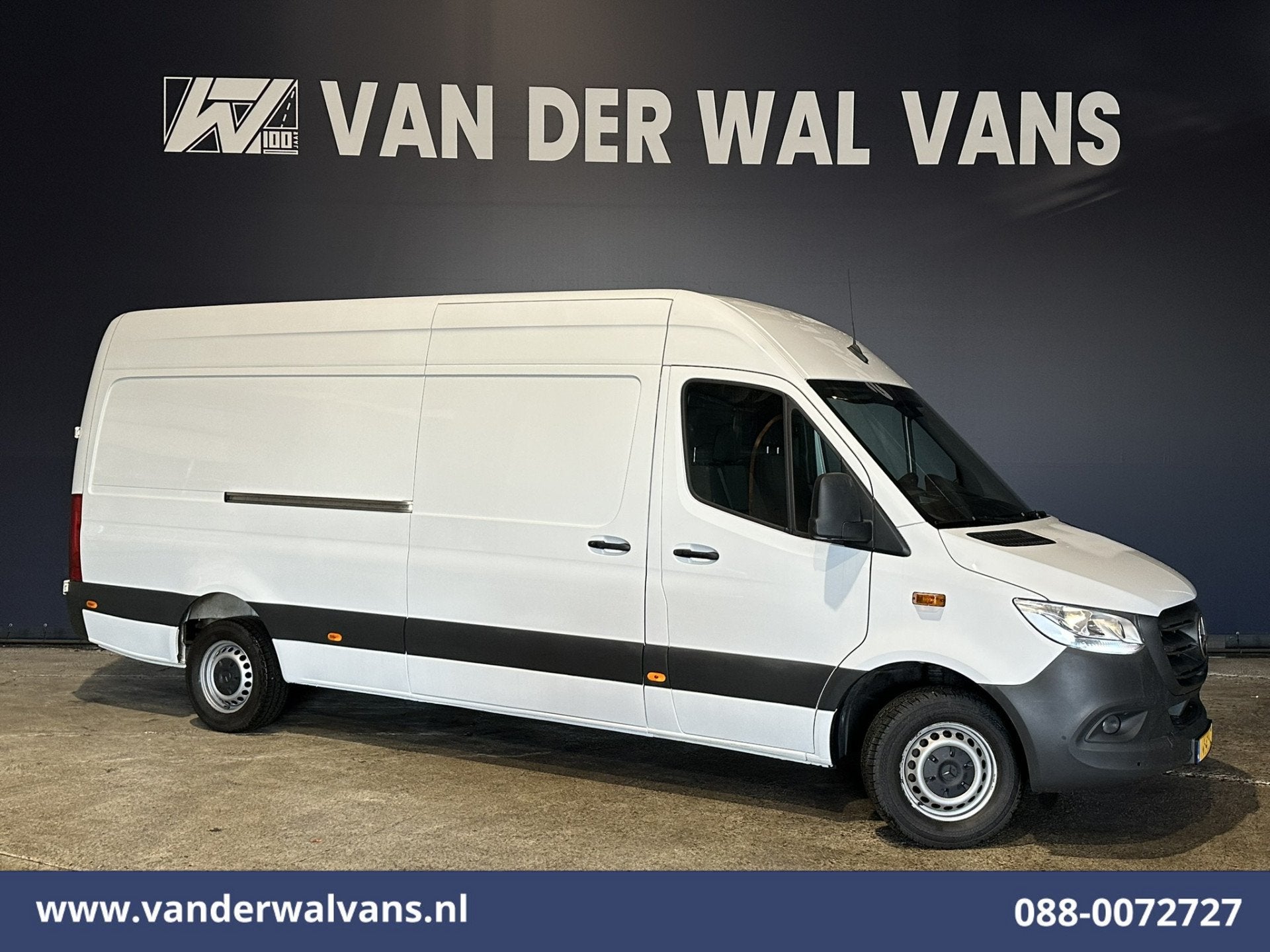 Mercedes-Benz Sprinter 317 CDI 170pk L3H2 Euro6 Airco | 360, Auto's, Gebruikt, 4 cilinders, 2000 kg, Wit