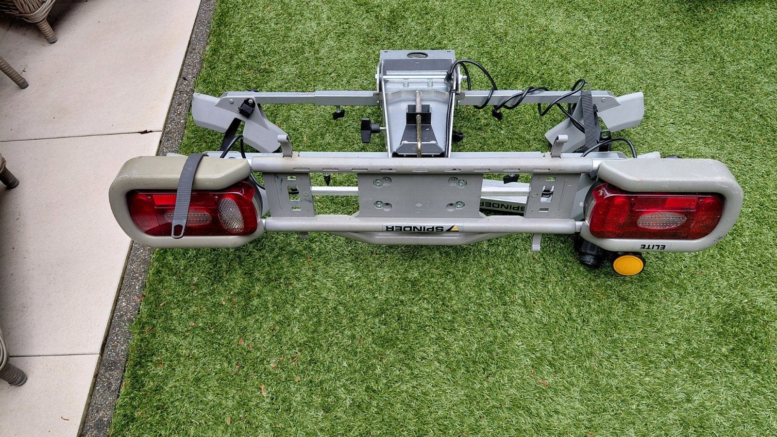 Spinder Elite Fietsendrager voor 2 fietsen, Auto diversen, Fietsendragers, Gebruikt, Trekhaakdrager, 2 fietsen, Elektrische fiets