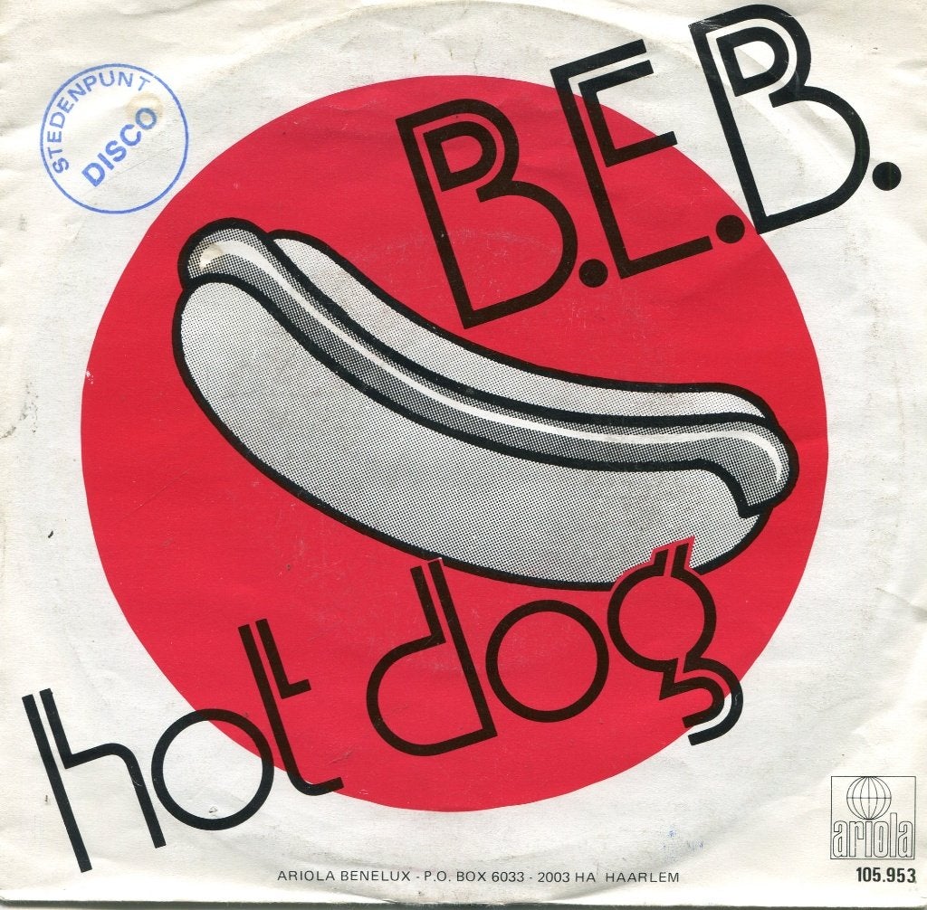 B.E.B.  -  Hot dog, Gebruikt, 7 inch, Pop, Fotohoes