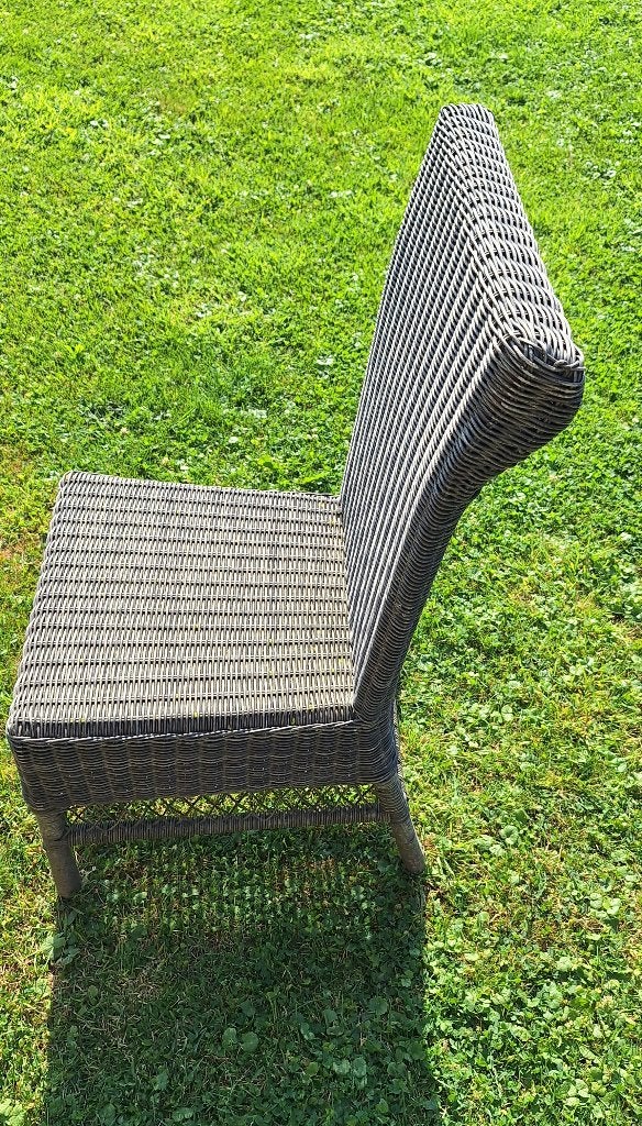 6 mooie Wicker tuinstoelen, Tuin en Terras, Ophalen, Zo goed als nieuw, Wicker