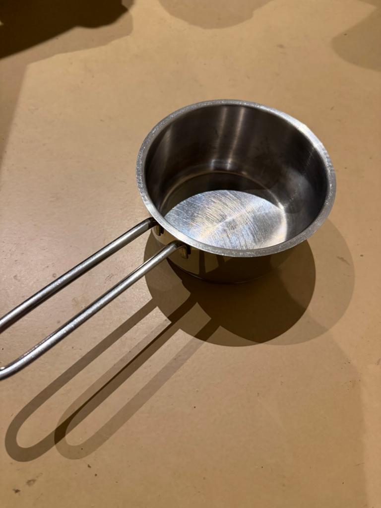 RVS steelpannetje, Ophalen of Verzenden, Zo goed als nieuw, Rvs