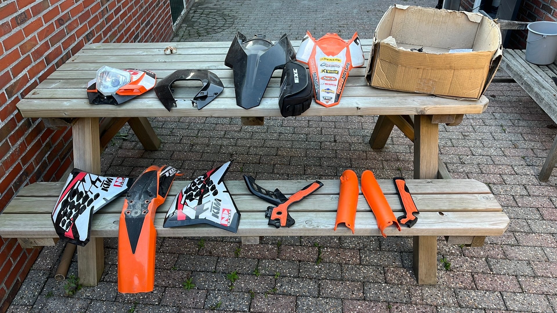 Kappenset ktm 450 exc, Ophalen