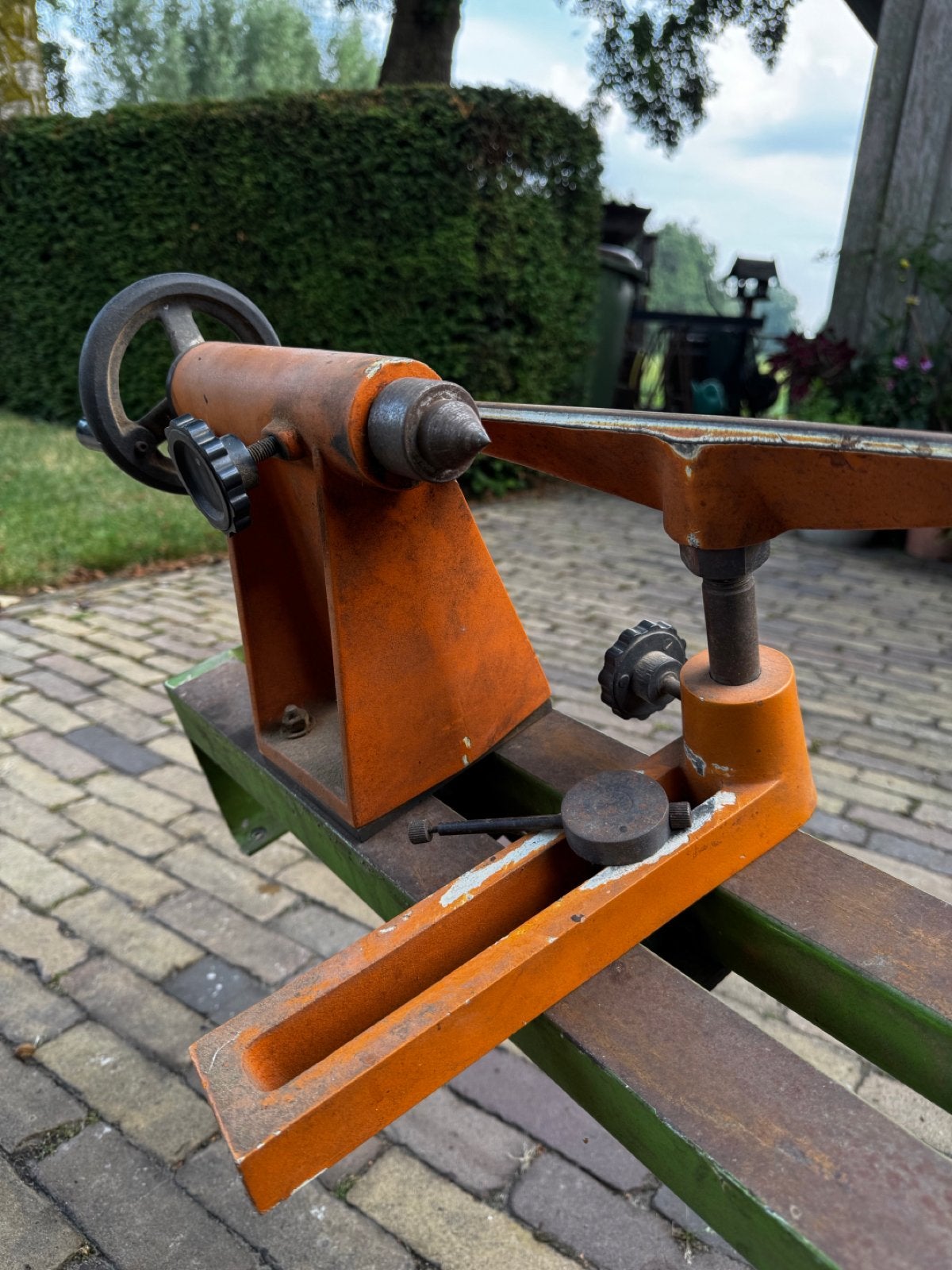 Houtdraaibank met beitels, Ophalen, Gebruikt, Houtdraaibank, 1000 mm of meer