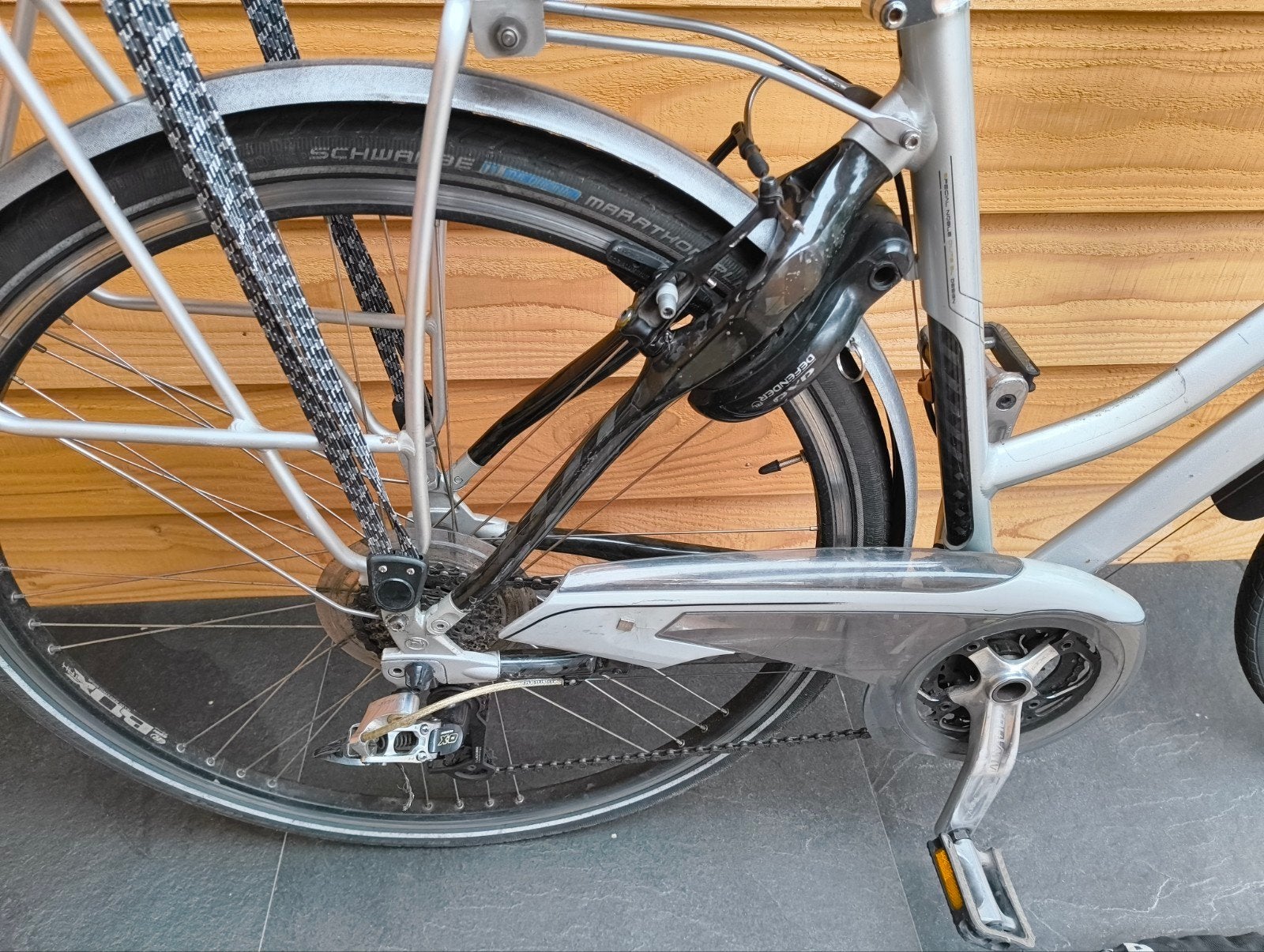 Lichte Gazelle Noale 'd lite SL toerfiets, deels carbon 50cm, 28 inch, Gebruikt, Velgrem, 47 tot 50 cm