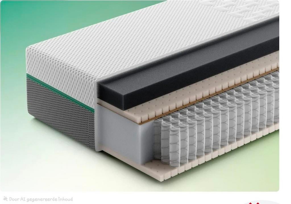 Swiss sense Rhythm Time matras medium en firm 100x210 2 stuk, Huis en Inrichting, Slaapkamer | Matrassen en Bedbodems, Ophalen