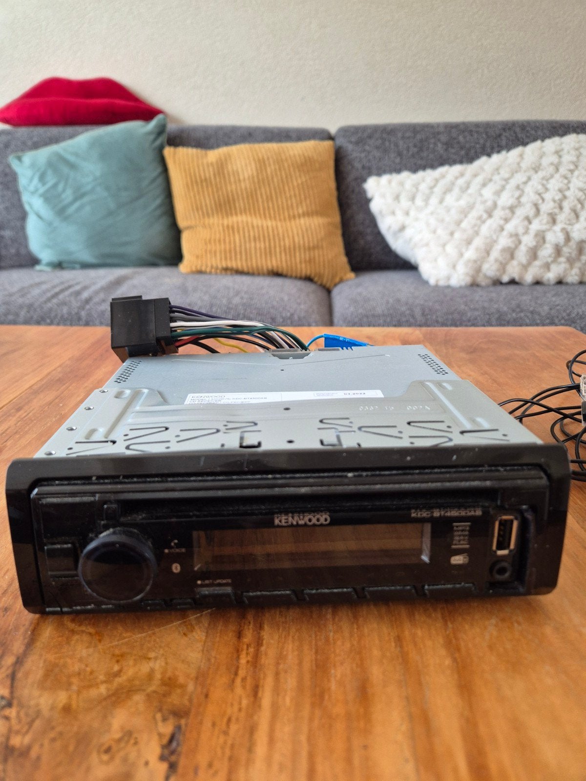 Autoradio. Kenwood KDC-BT450DAB CD-ontvanger met Bluetooth e, Ophalen of Verzenden, Zo goed als nieuw