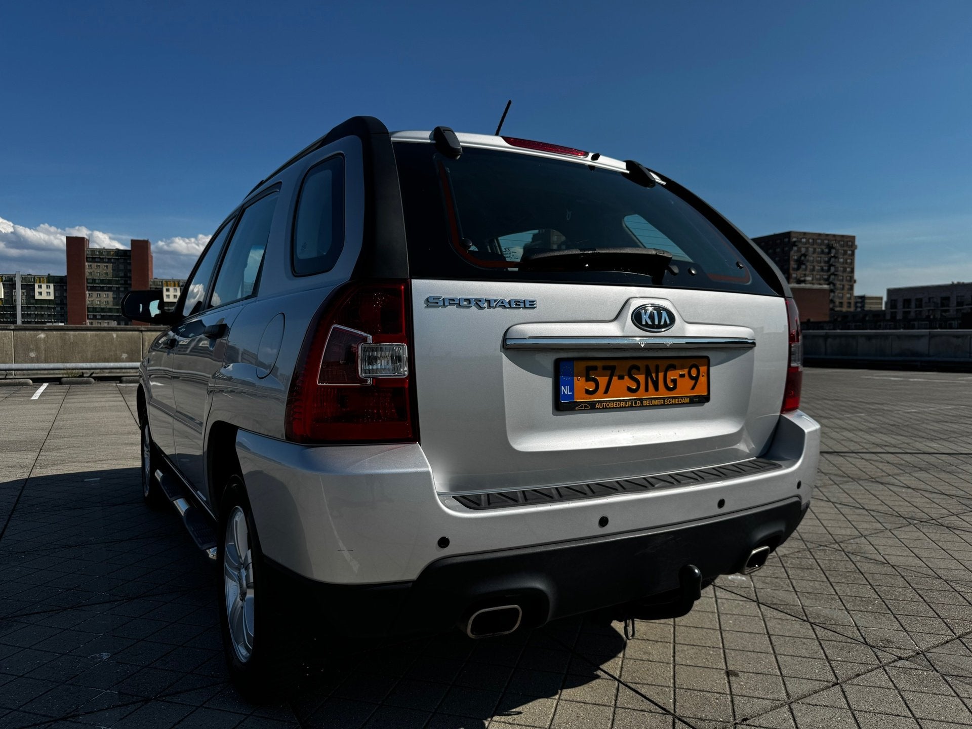 Kia Sportage 2.0 CVVT X-pect AIRCO PDC TREKHAAK, Auto's, Stof, Gebruikt, Zwart, 4 cilinders
