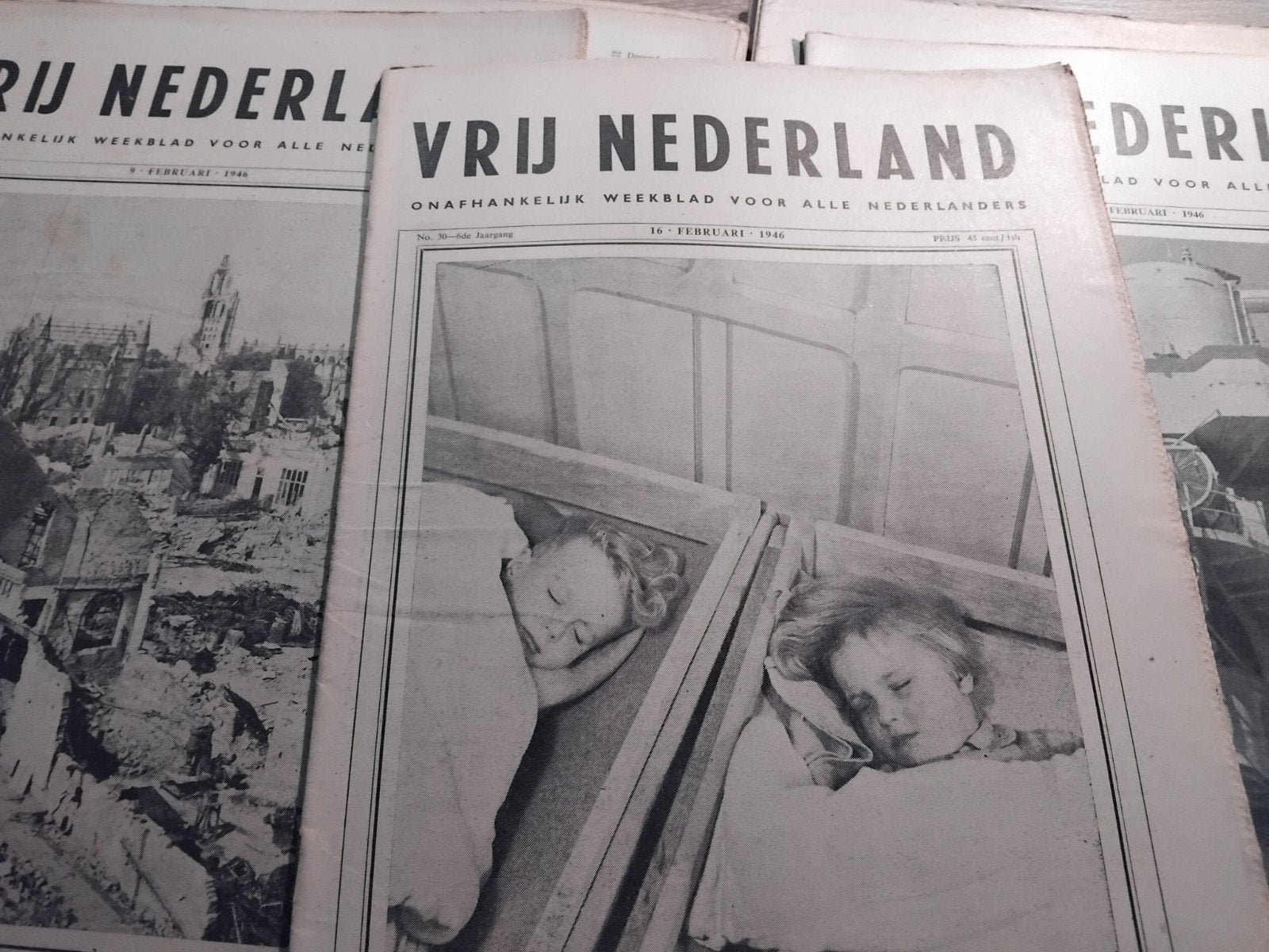 Div.,Vrij Nederland,, 40er jaren, Ophalen of Verzenden, Gelezen