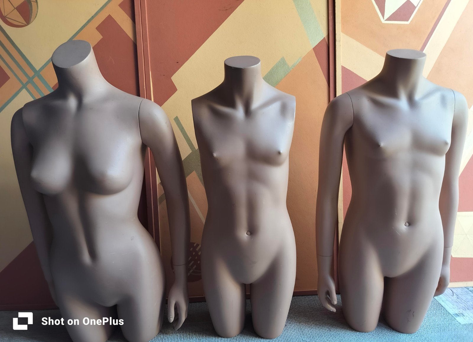 Set van 3 etalagepoppen - torso's, Ophalen