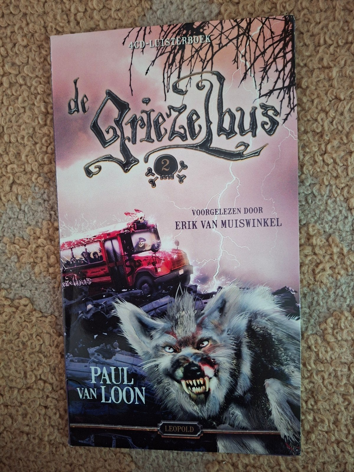 De Griezelbus 2 - 4CD Luisterboek door Paul van Loon, Ophalen of Verzenden, Paul van Loon, Cd, Kind