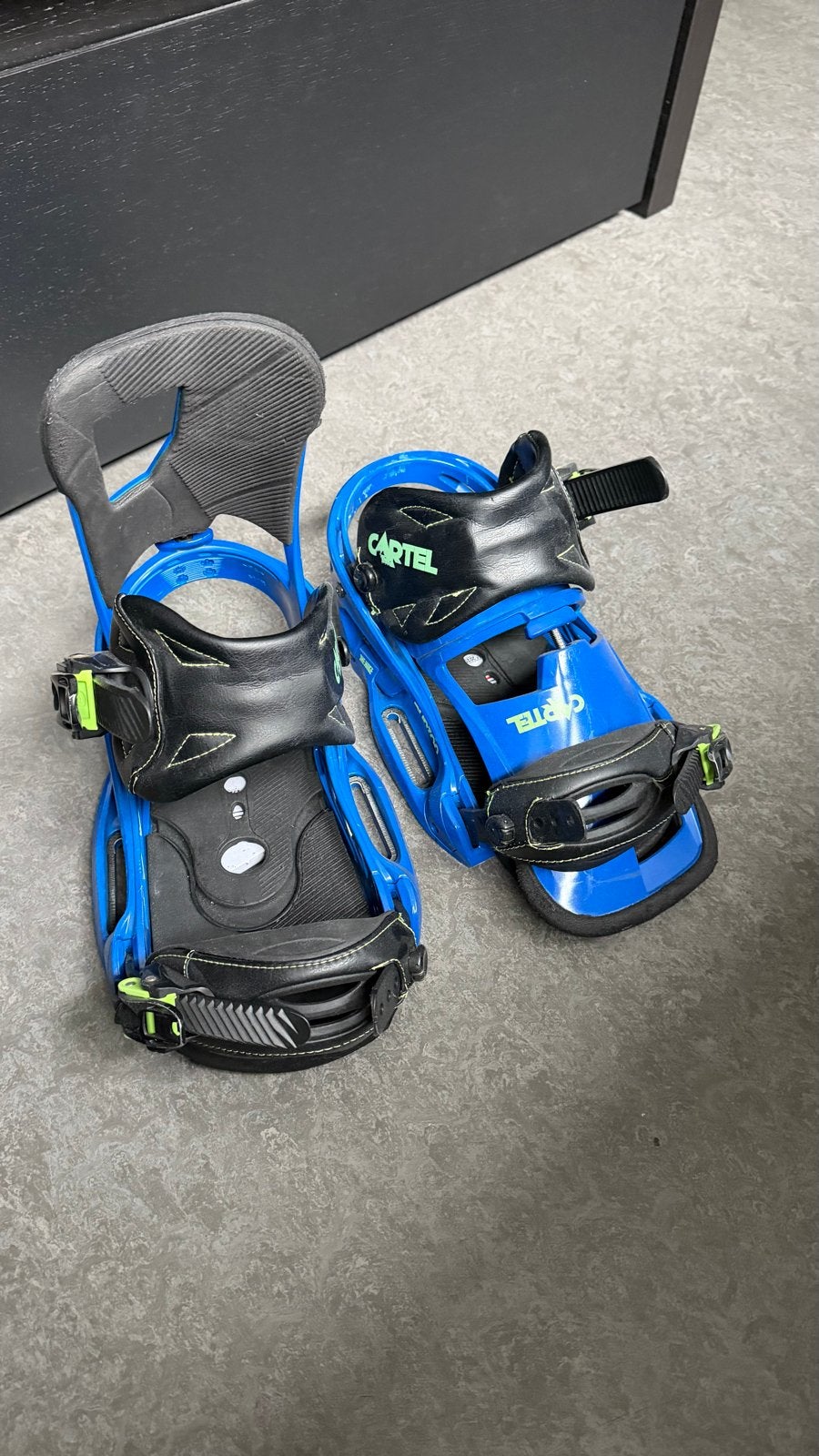 Burton Cartel EST Snowboardbindingen maat M- Blauw, Ophalen of Verzenden, Gebruikt, Bindingen