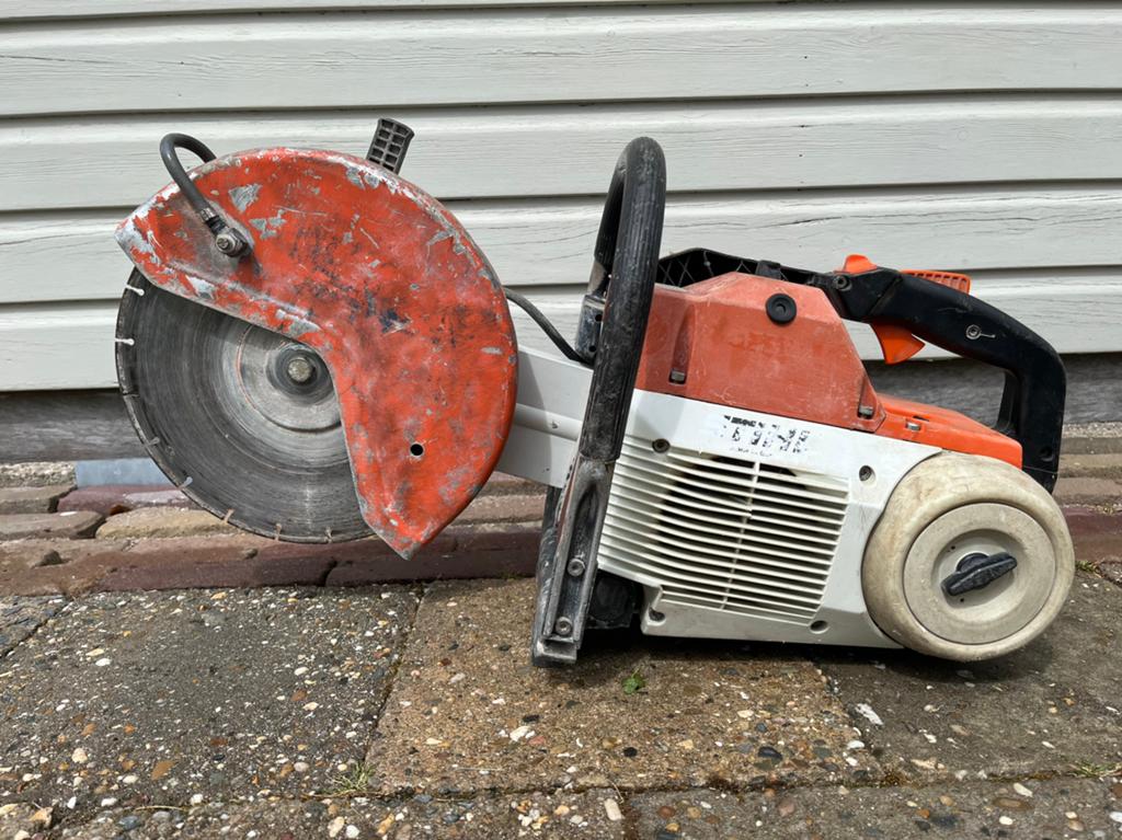 Stihl TS460 bandenzaag/ doorslijper, Ophalen of Verzenden, Gebruikt