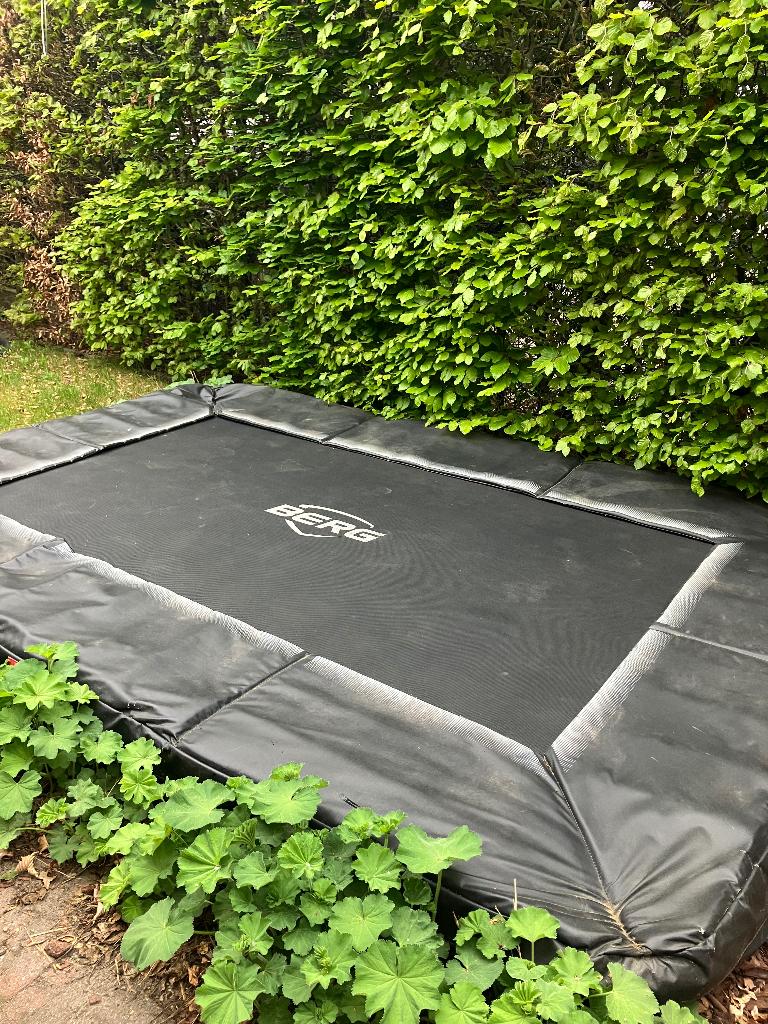 Berg trampoline, Ophalen, Gebruikt