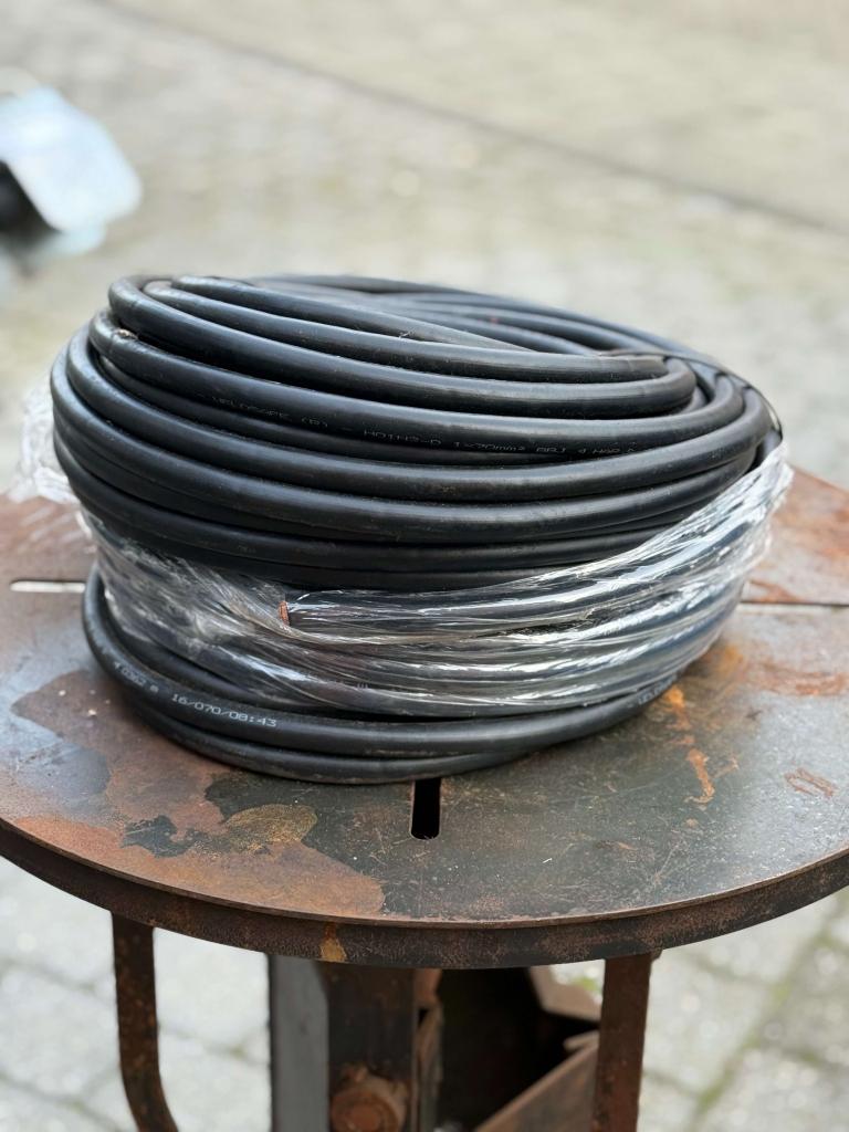 Koperkabel Laskabel 70mm2 50 meter /40kg, Doe-het-zelf en Verbouw, Niet ingevuld, Niet ingevuld, Niet ingevuld