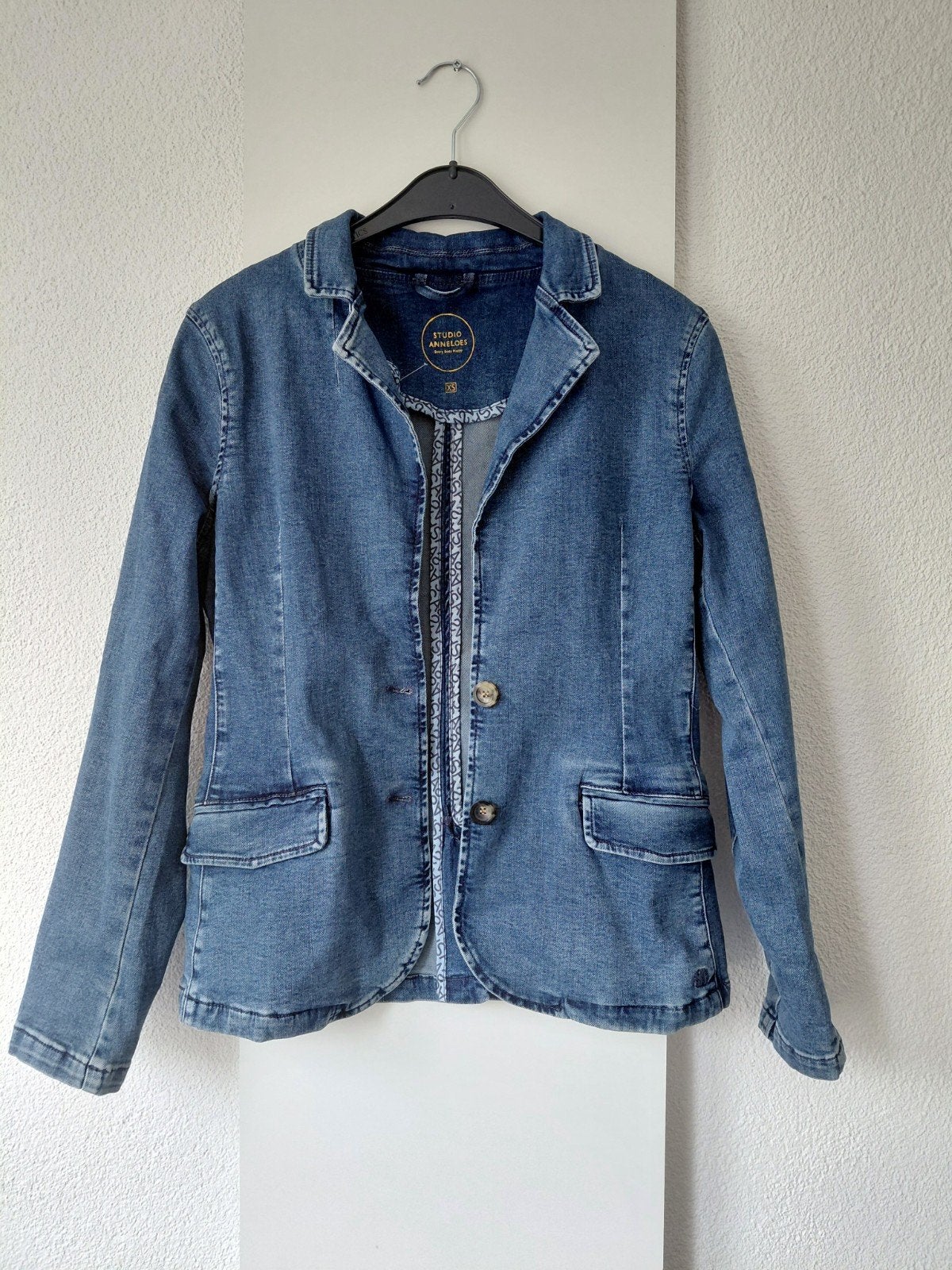 Studio Anneloes spijker jack xs, Kleding | Dames, Studio Anneloes, Blauw, Ophalen of Verzenden, Zo goed als nieuw