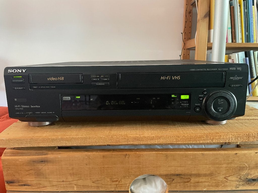Sony SLV-T2000 Hi8 / Video8 / VHS Combi Videorecorder, Ophalen of Verzenden, Zo goed als nieuw