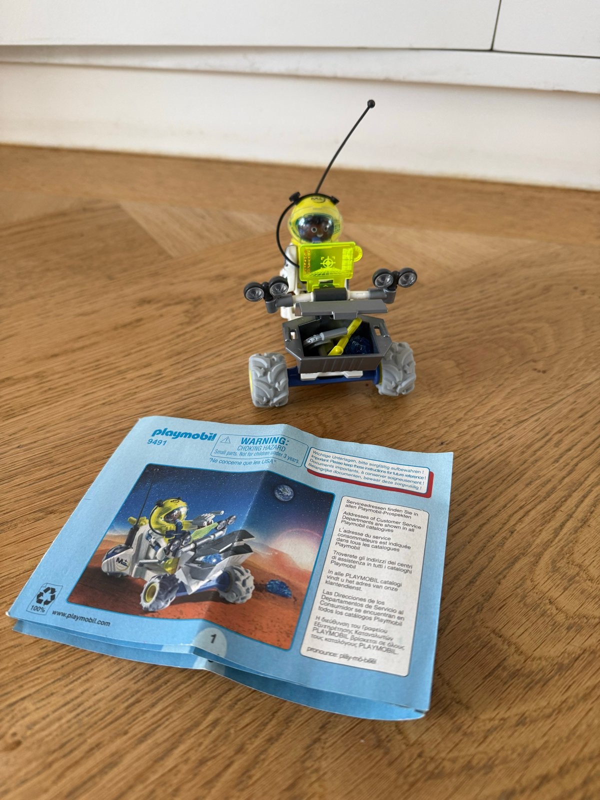 Playmobil 9491 Ruimtevoertuig met Astronaut, Complete set, Voertuig, Ophalen of Verzenden, Zo goed als nieuw