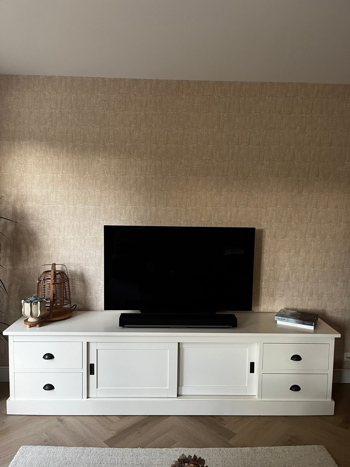 Prachtig tv dressoir (Richmond), Ophalen, Zo goed als nieuw, 200 cm of meer, Minder dan 100 cm