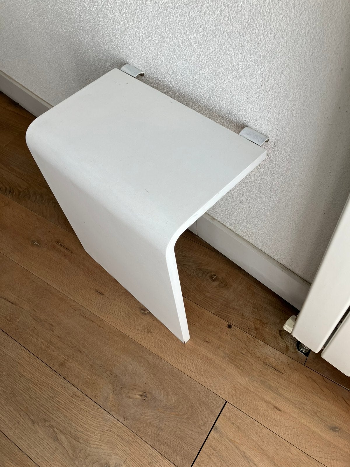 Auping aanhangtafel 48 cm, Gebruikt, 90 cm, Eenpersoons, Wit