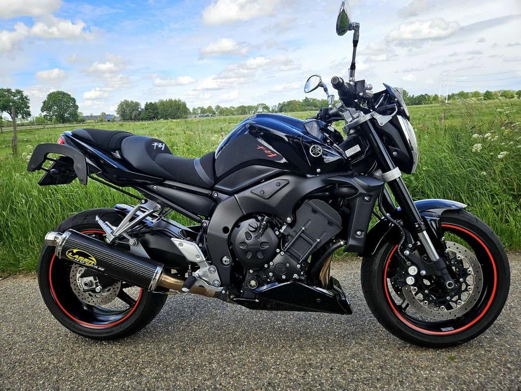 YAMAHA FZ 1 FAZER 2007 ZWART LASER GEL ZADEL 21319 KM FZ1, 4 cilinders, Motorrijbewijs A, Bedrijf, Onbekend