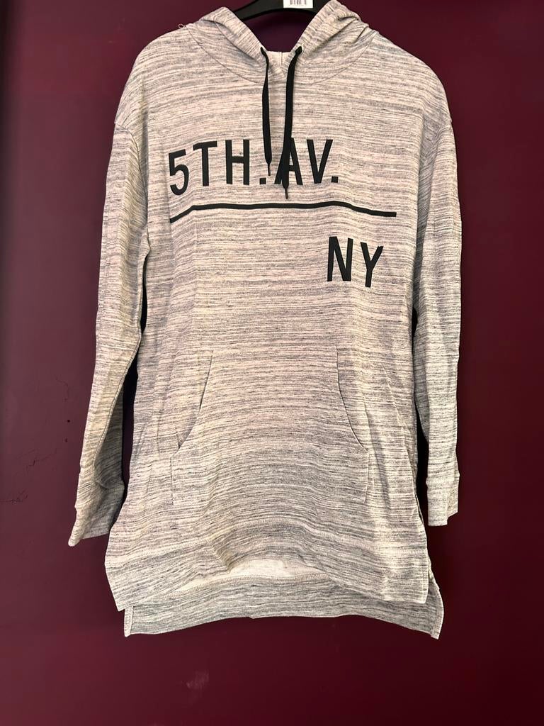 Bershka Hoodie Grijs Maat M, Ophalen of Verzenden, Zo goed als nieuw, Maat 38/40 (M), Grijs