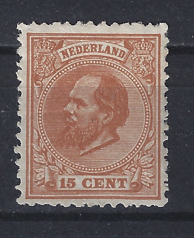 NVPH 23 D ongebruikt Willem III 1872 ; OUD NEDERLAND p/stuk, Postzegels en Munten, Postzegels | Nederland, Ophalen of Verzenden