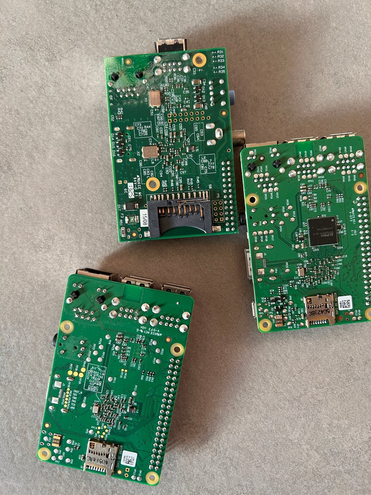 Set van 3 Raspberry Pi Model B en Raspberry Pi 2 Model B, Ophalen of Verzenden, Gebruikt
