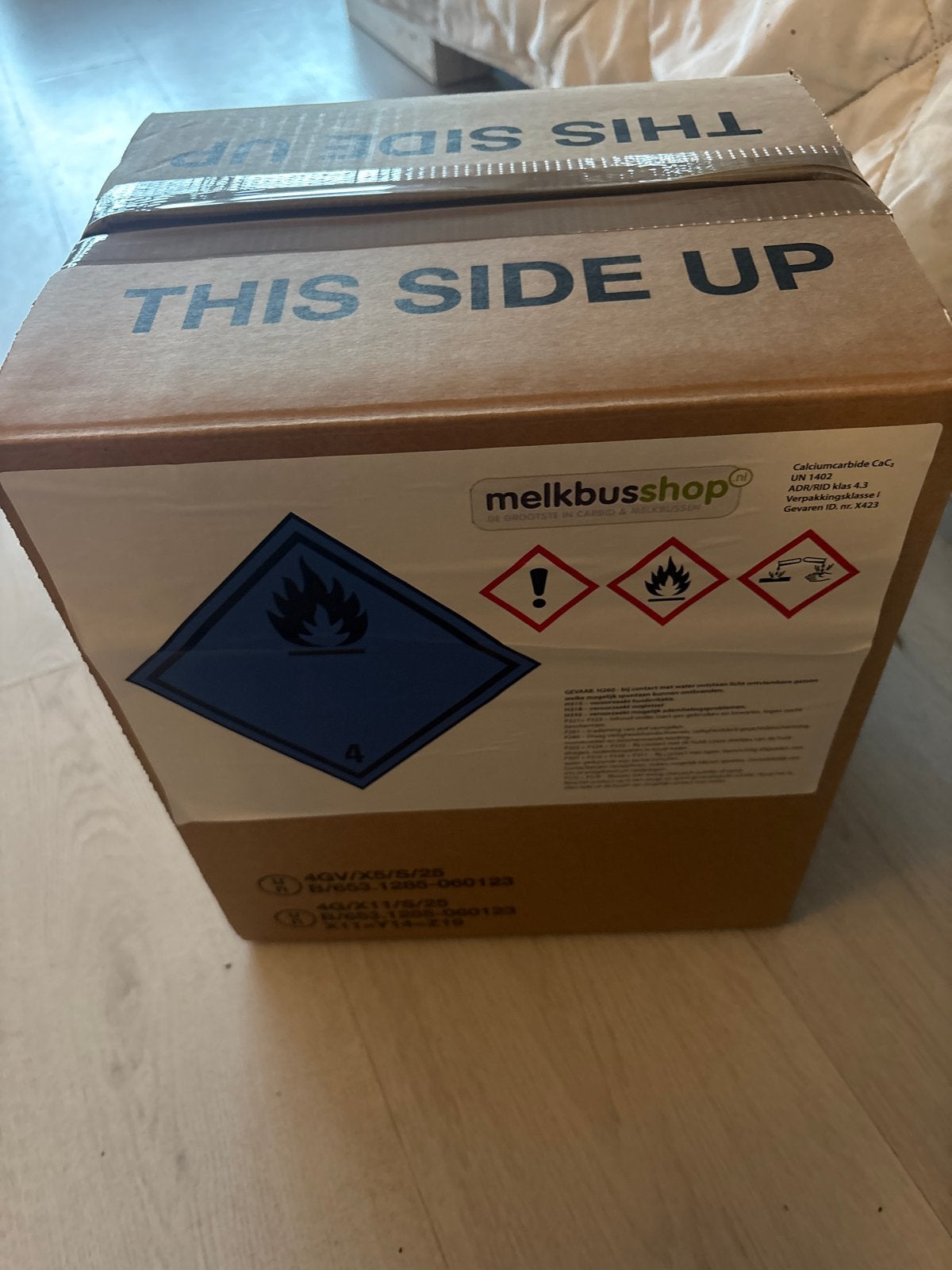 5kg knal carbid, Ophalen, Nieuw