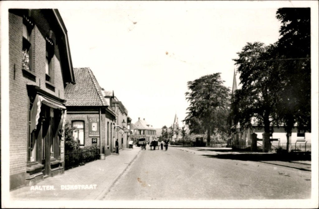 aalten, kvr8-2230 dijkstraat, Ophalen of Verzenden, 1940 tot 1960, Gelopen, Gelderland