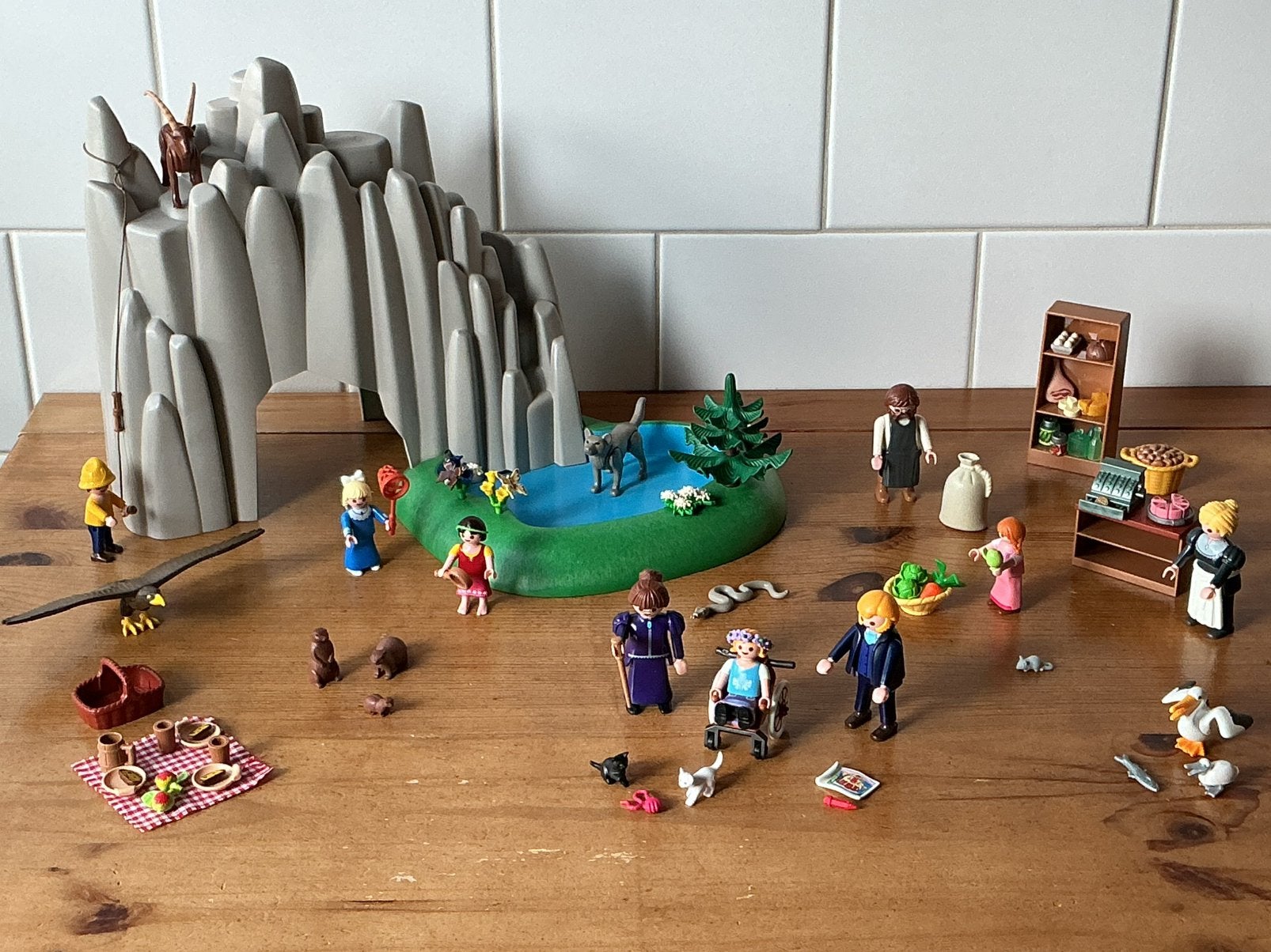 PLAYMOBIL UITGEBREIDE HEIDI SET 🌺 🌹 SUPER MOOI !!, Ophalen of Verzenden, Gebruikt