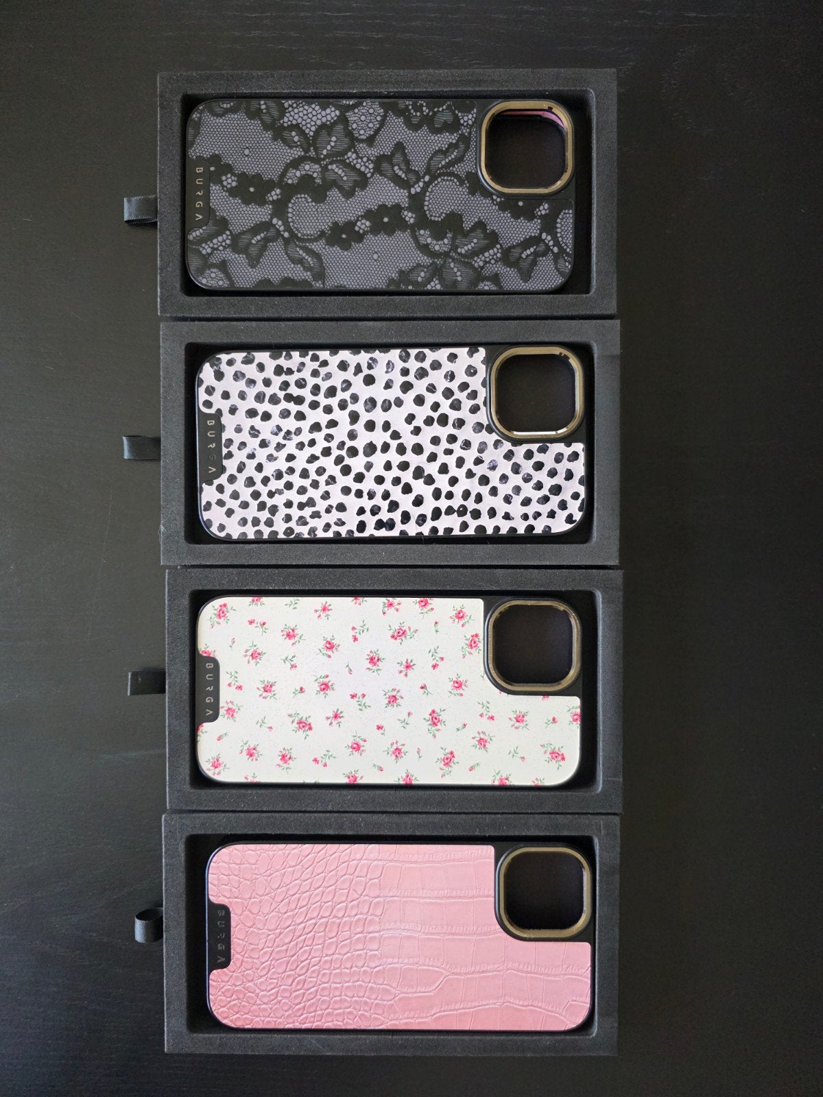 Burga iPhone 15 plus hoesjes - Diverse designs, Telecommunicatie, Kunststof, Hoesje of Tasje, Ophalen of Verzenden, Schokbestendig