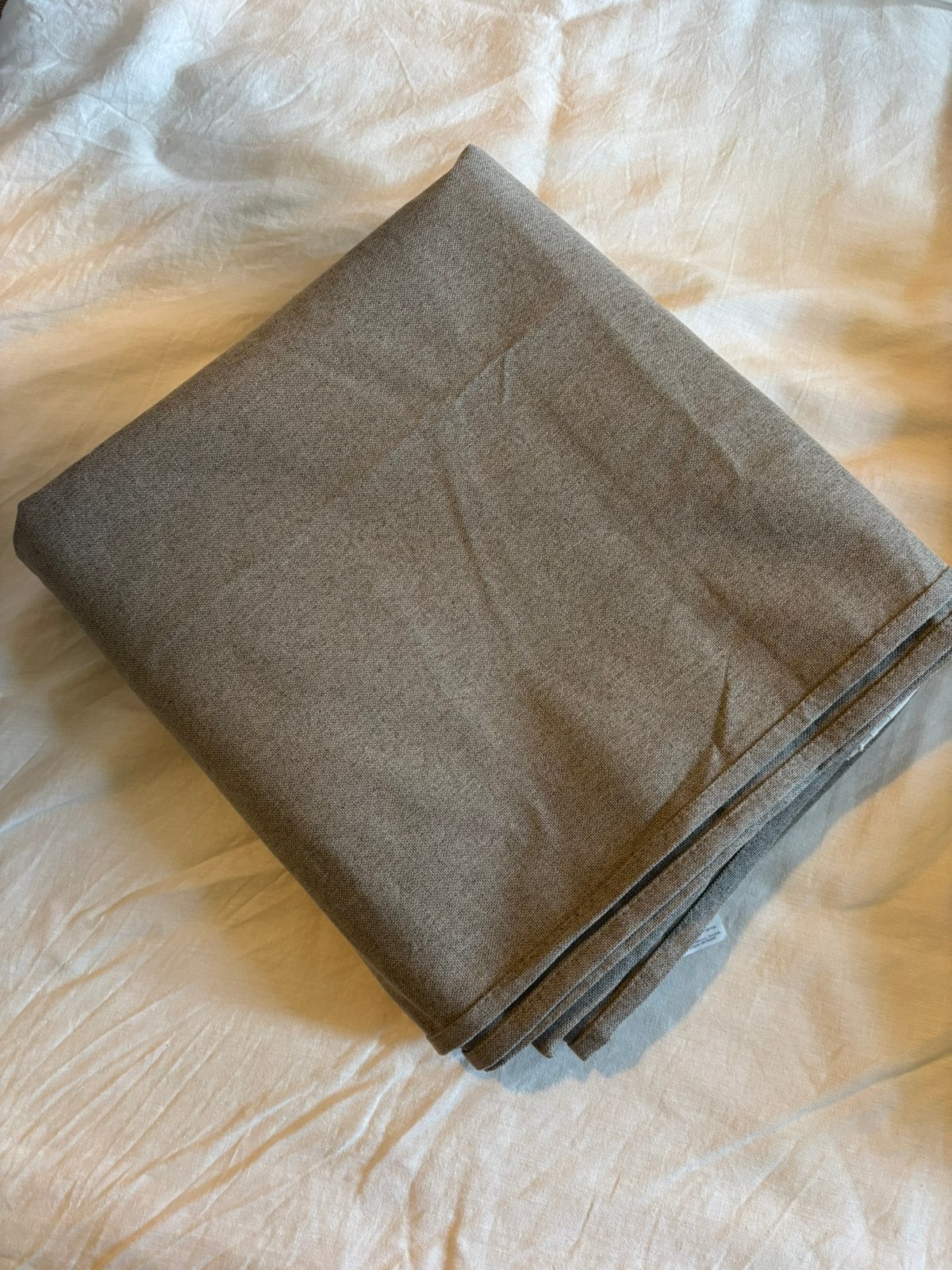 Verduisterend gordijn taupe 1.40x2.55 oekotex, Ophalen of Verzenden, Nieuw, Grijs