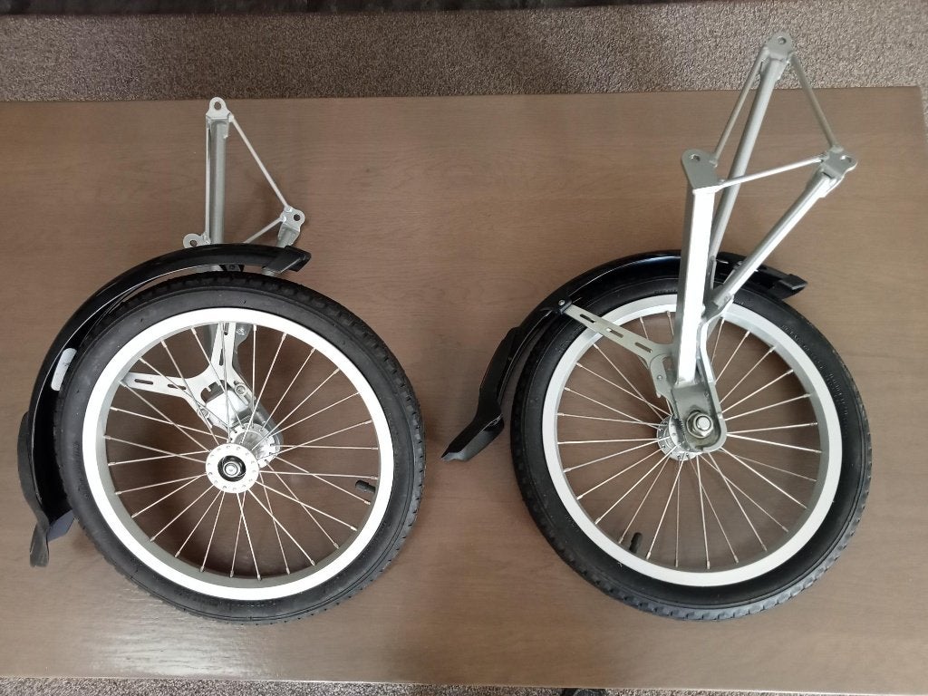 Zijwielen, Ophalen, Zo goed als nieuw, Elektrische fiets, Wiel
