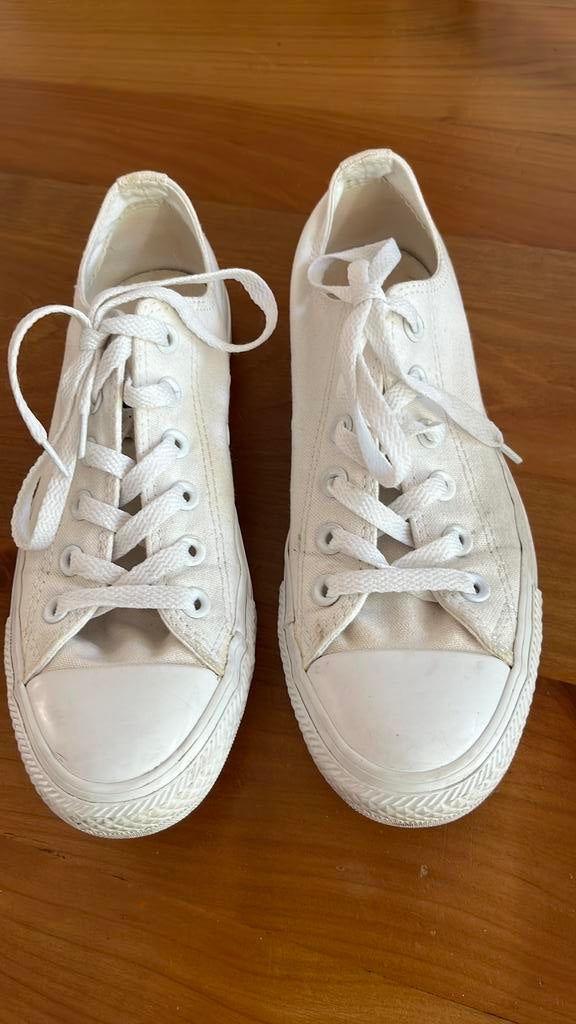 All Star gympen wit, Ophalen, Zo goed als nieuw, Wit, Sneakers of Gympen