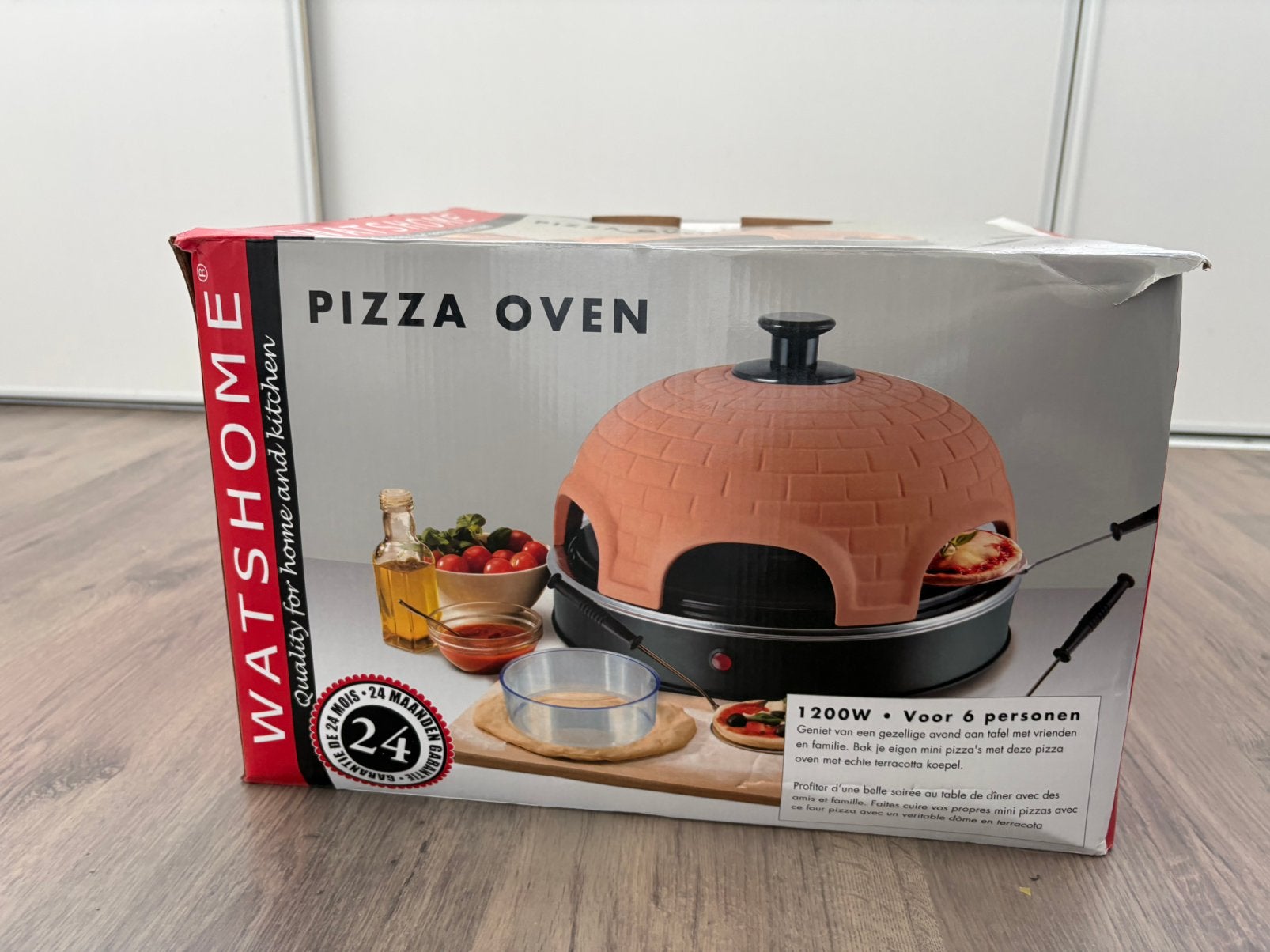 Pizzarette, Ophalen, Zo goed als nieuw